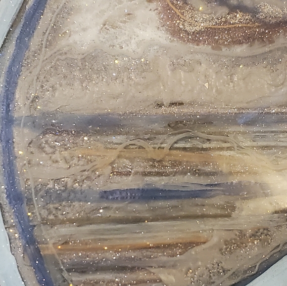 Geodes abstract wall art paintings embellished art - Picture 7 of 15